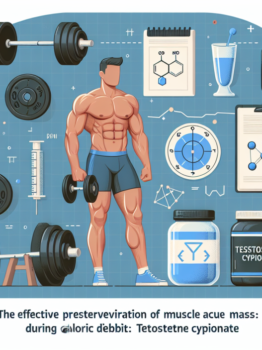 Effektive Muskelerhaltung im Kaloriendefizit: Die Rolle von Testosteron cypionat