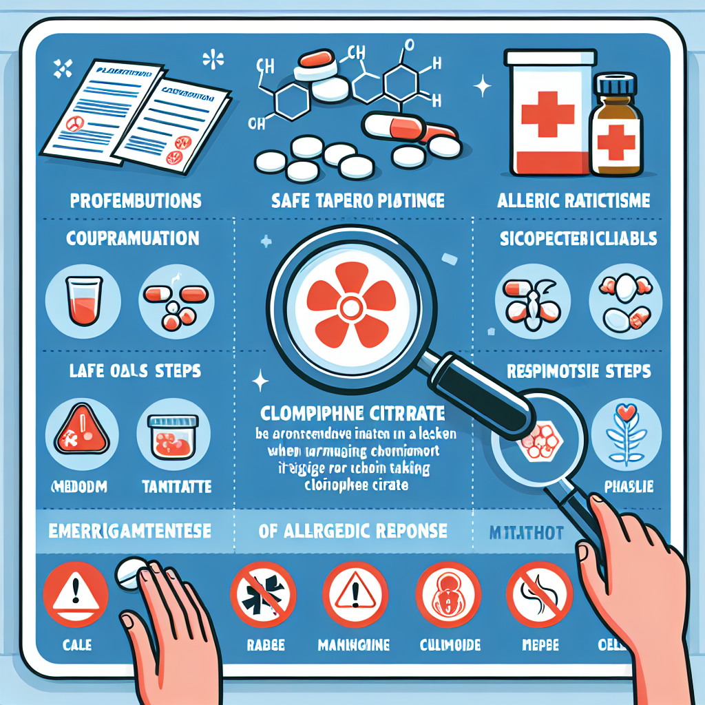 Wie man das Risiko allergischer Reaktionen bei der Einnahme von Clomiphene citrate minimiert
