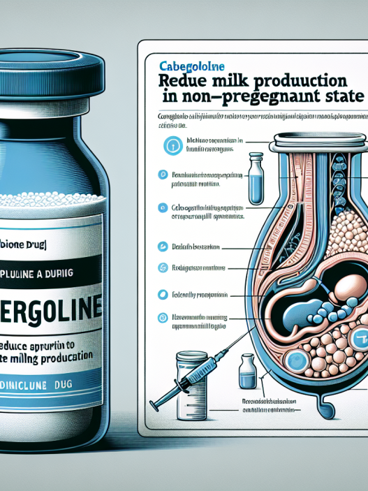 Anwendung von Cabergolin zur Reduzierung der Milchproduktion ohne Schwangerschaft