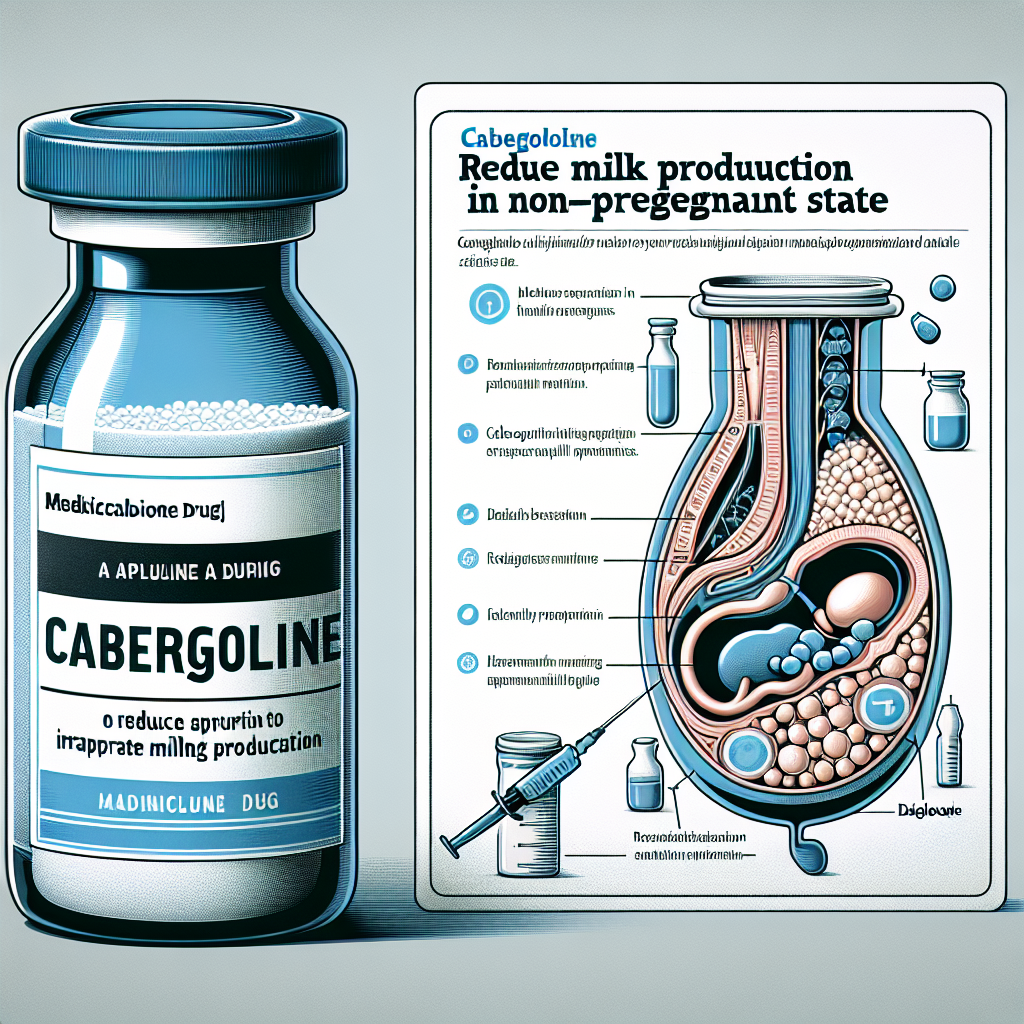 Anwendung von Cabergolin zur Reduzierung der Milchproduktion ohne Schwangerschaft