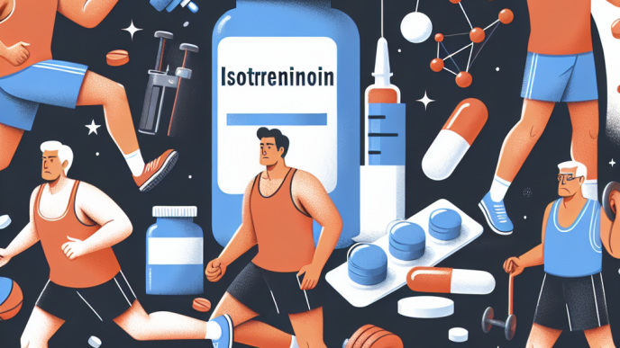 Erfahrungen von Männern im mittleren Alter mit Isotretinoin im Sport.